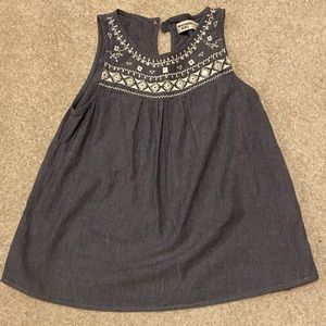 Girls Abercrombie Embroidered Tank 13/14